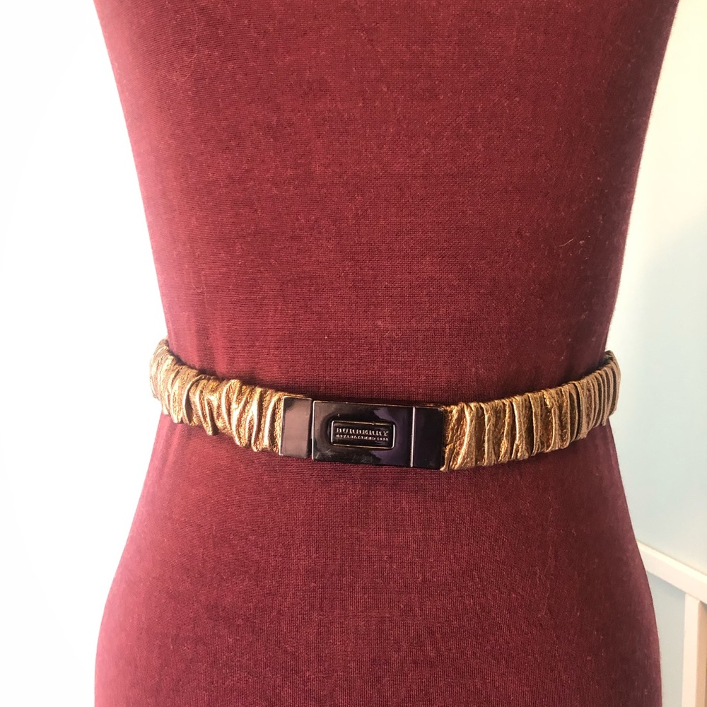 Burberry Brown Elastic Belt